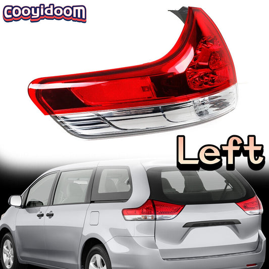 The left taillight is for the 2011-14 for Toyota for Sienna rear exterior brake light (model number 8156008030).