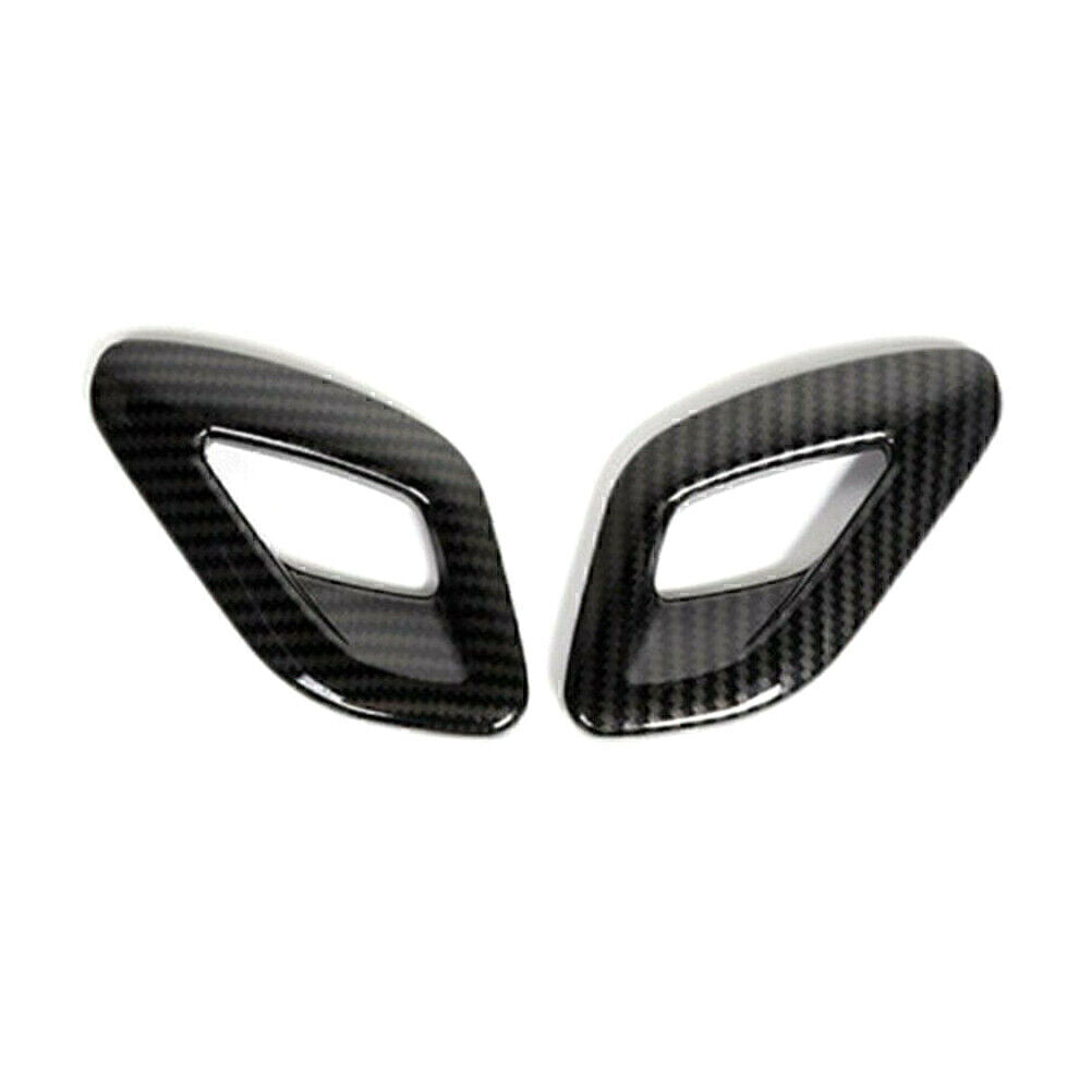 Inner Door Handle Cover Trim Accessories for Dodge for Challenger 15-19 Carbon Fiber