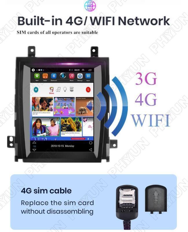 9.7 For Wireless Carplay for Cadillac for Escalade 2007-2014 Car Stereo Radio GPS