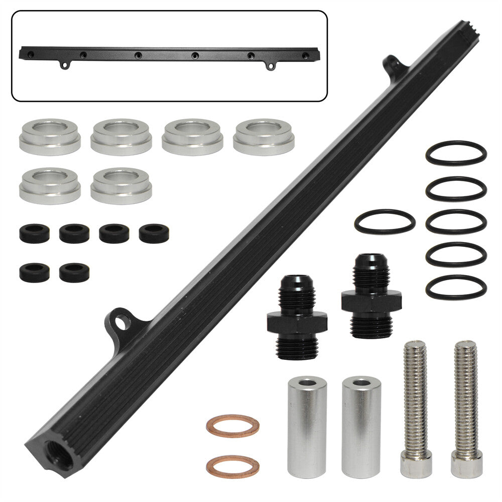 High Flow Top Feed Fuel Injector Rail Kit for Nissan Skyline R32 R33 RB25DET BK