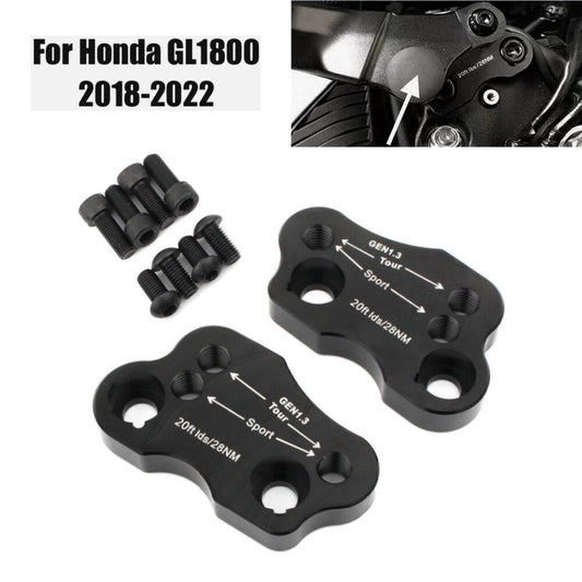 Motorcycle Adjustable Handlebar Riser Adapter for Honda Goldwing GL1800 18-22