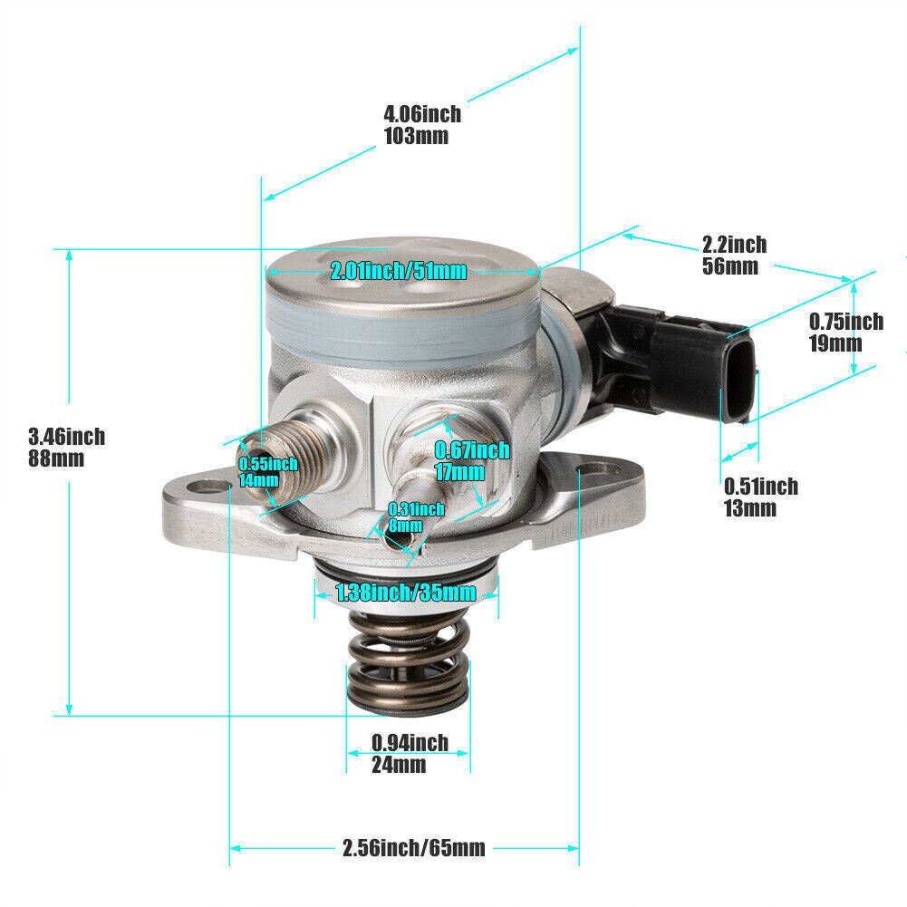High pressure fuel pump for NISSAN QASHQAI 1.2 DIG-T H8201146431- 166307214R
