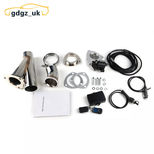 3 3inch Stainless Exhaust Valve Dump Valve Control Motor ManualRemote Switch