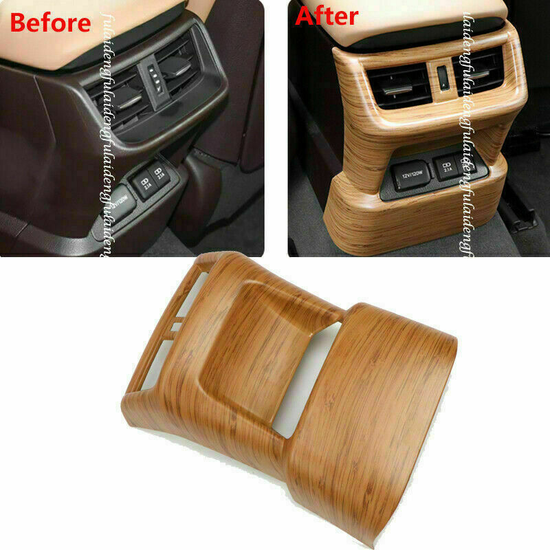 for Lexus ES350/300H 2019-2022 Wood Grain Inner Rear Air Outlet Anti-Kick Panel
