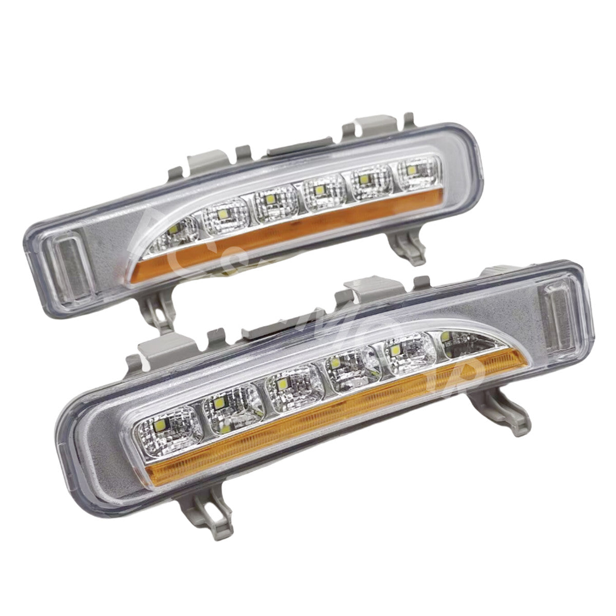 Car LED Fog Lights Daytime Running Turn Signal Lamps Fit for Ford Edge 2011-2014