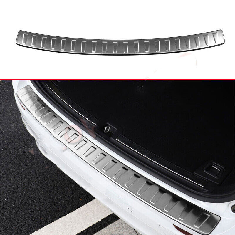 for Volvo XC60 2018-23 Steel Silver Outer Rear Bumper Sill Plate Protector Guard