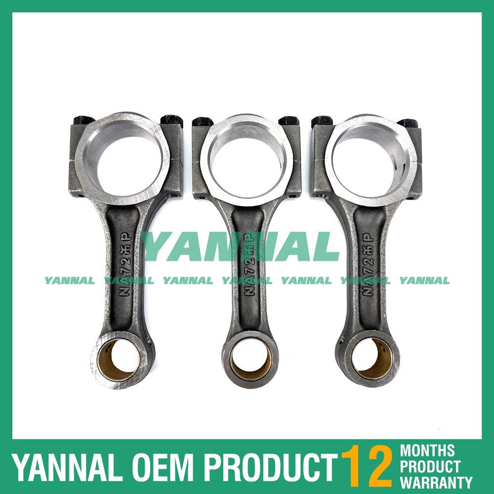 The connecting rod is suitable for Yanmar engines 3T72-LTB, 3TN72, 3T72, 3T72HA, 3T72HL, and 3T72SB.