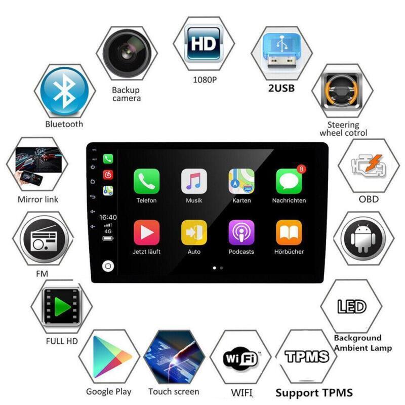 9 Android Car Stereo Radio Navi WiFi CarPlay for Toyota Tacoma 2005-2013