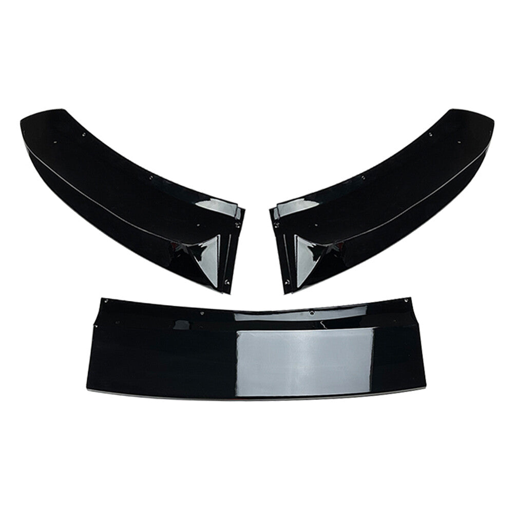Glossy Black Front Bumper Lower Spoiler Splitter Lip for BMW X5 M Sport 2014-18