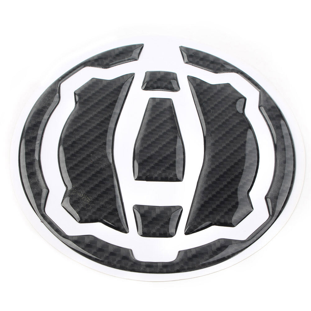 for Kawasaki 400 650 /Z650 Z900 Carbon Fiber Oil Tank Gas Cap Pad Decal