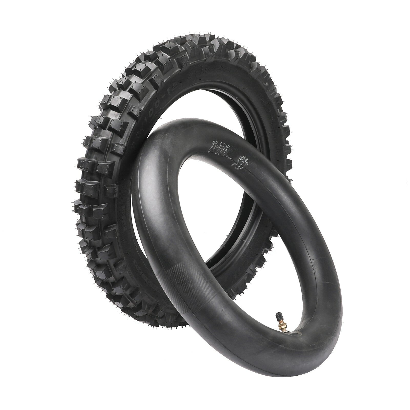 3.00-12 80/100-12 inch rear tire and tubing for Pit bikes CRF70 SSR 110 125cc TTR90