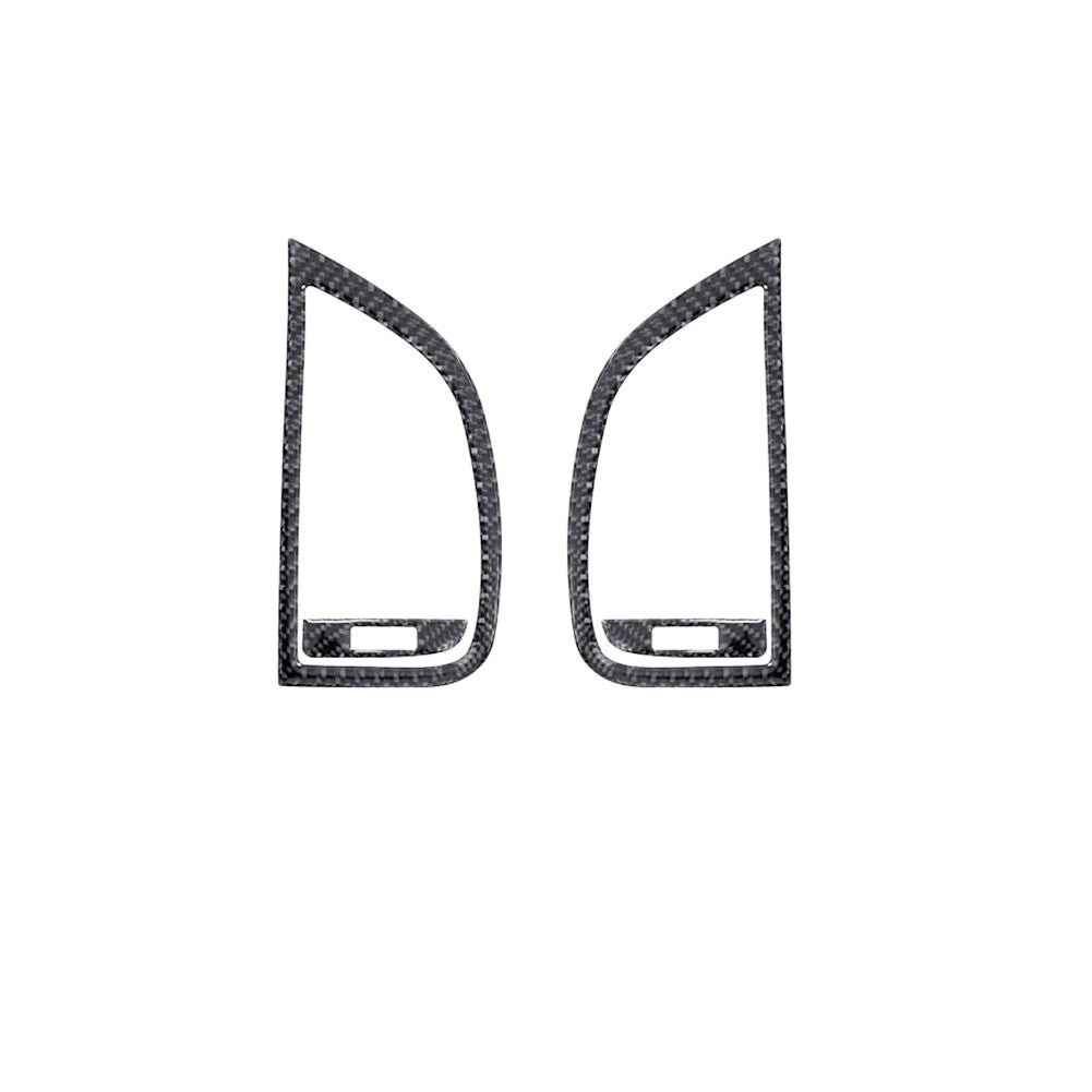 4x carbon fiber ventilation outlet air conditioning trim for Audi Q7 2007-2015
