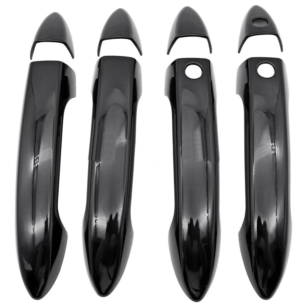 Glossy Black Door Handle Cover Trim For 13-17 for Honda Accord 17-20 Ridgeline Pilot
