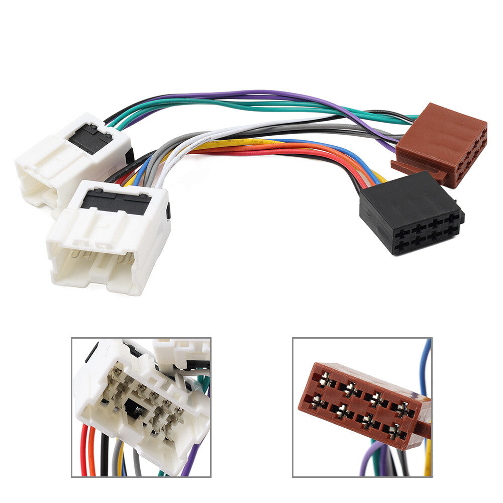 for Nissan X-Trail ISO Wiring Harness Radio Lead Wire Loom Connector Adaptor