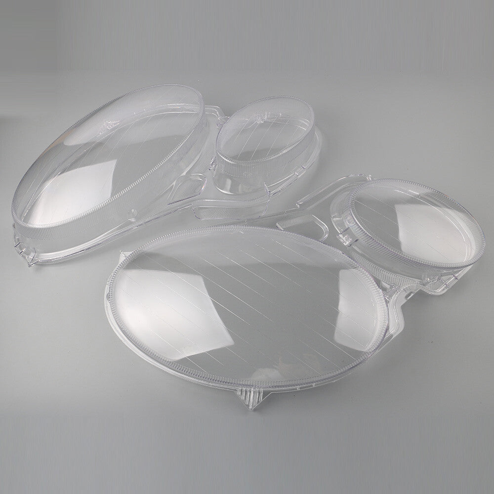 Left and Right Headlight Clear Lens Cover for 02-08 for Mercedes-Benz W211 E240 E200