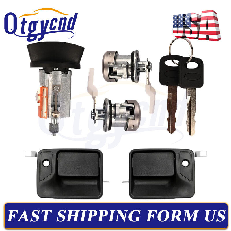 For 1997-2007 for Ford F150 F250 F350 F450 Ignition Door Lock Cylinder Kit w/ Keys