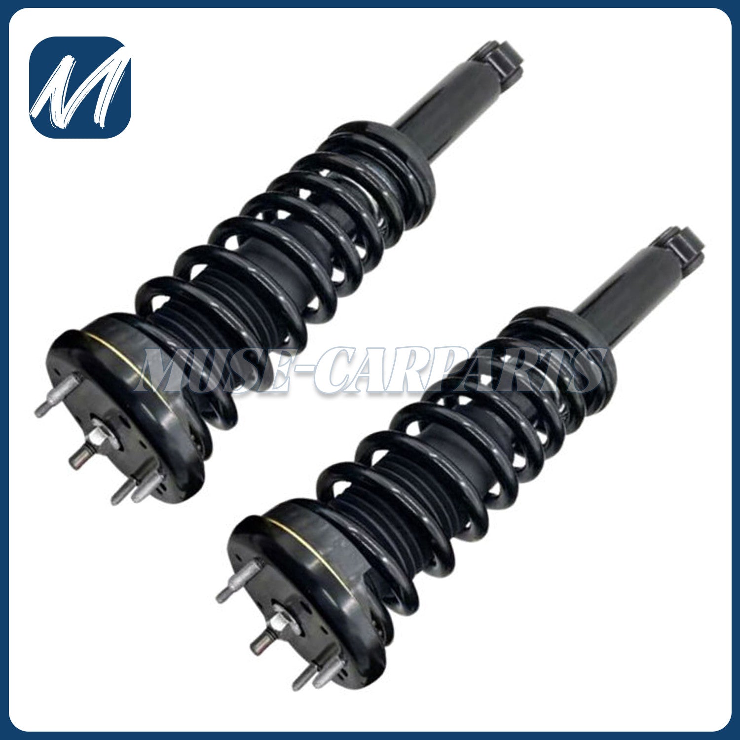 A pair of rear shock absorber struts with spring assist and EDC suitable for 1995-2001 for BMW E38 740iL 750iL