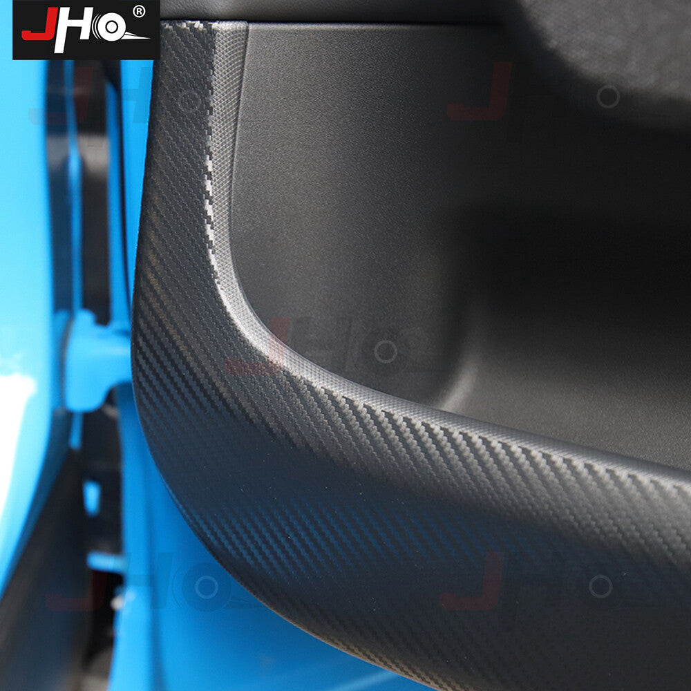 For 2021-2022 for Ford for Mustang Mach-E Full Door Protectors Carbon Fiber Anti-Scratch