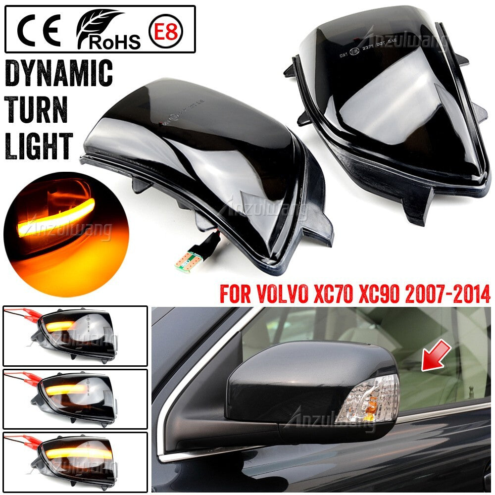 Dynamic Turn Signal Light for Volvo XC60 XC70 XC90 2007-2014 31111814 31111813