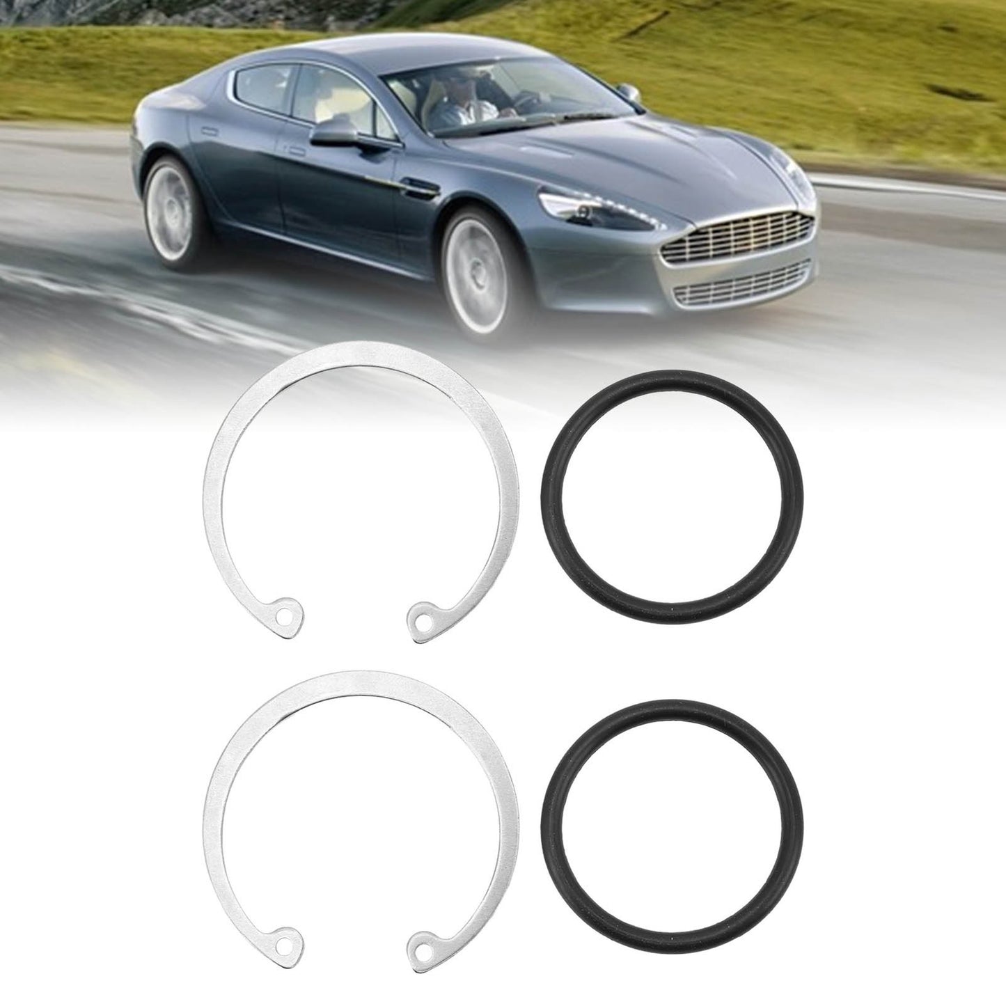 BOV Flange Adapter Blow Off Valve Replacement C Clip O Ring Snap Ring