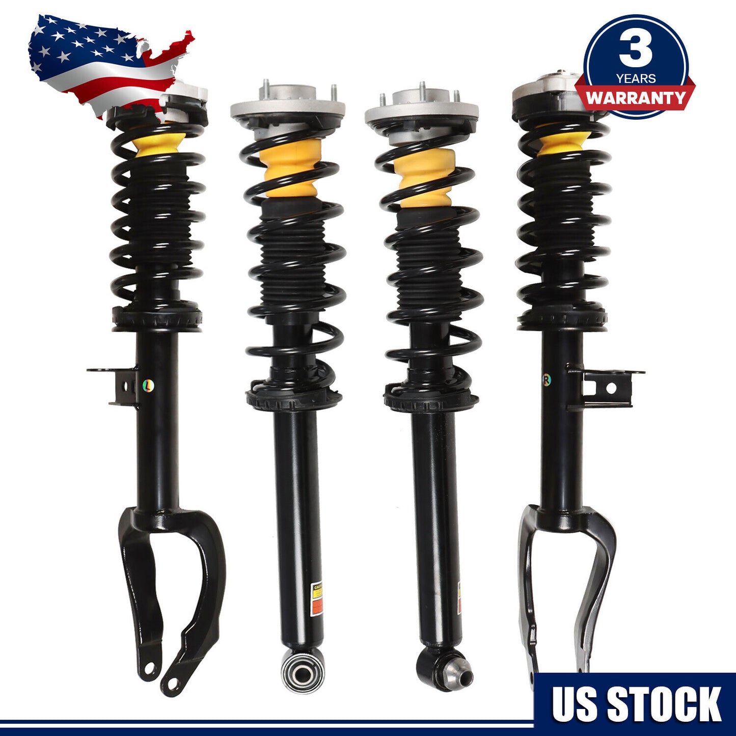 2x Front Shock Strut Assys w/o EDC Fit for BMW G20 G21 330i M340i xDrive 31316885207