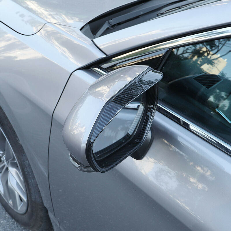 for Toyota for Camry 2018-2023 Carbon Fiber ABS Side Door Mirror Rain Eyebrow Covers