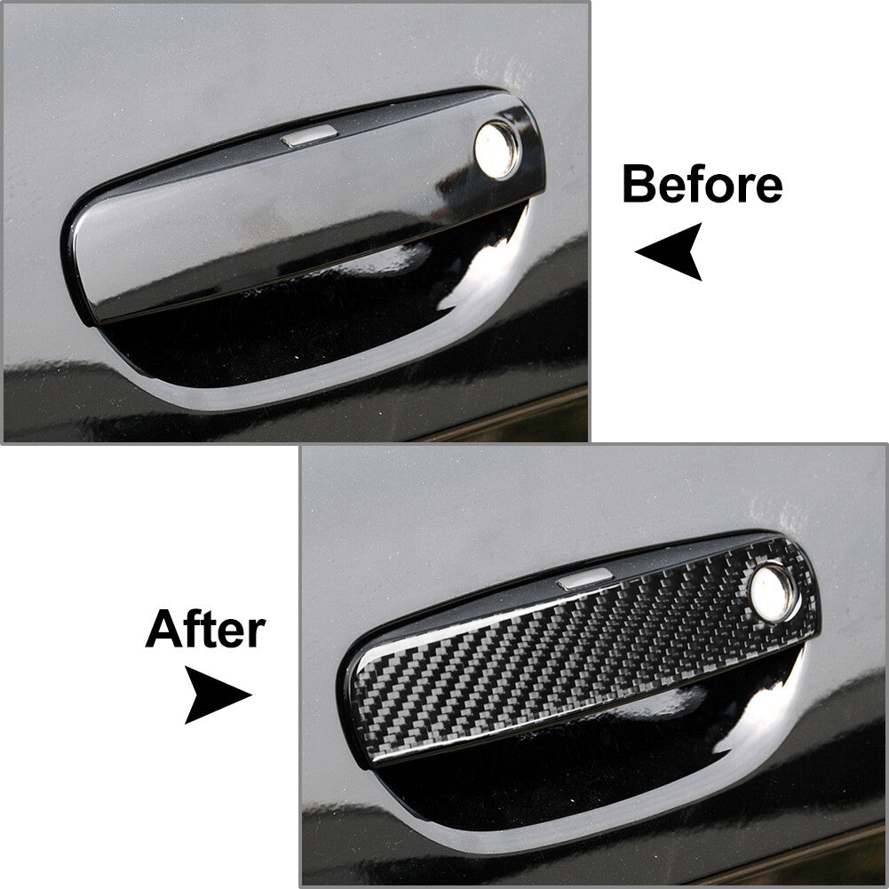 Carbon Fiber Exterior Door Handle Cover Trim for Dodge for Challenger 2012-2024 23