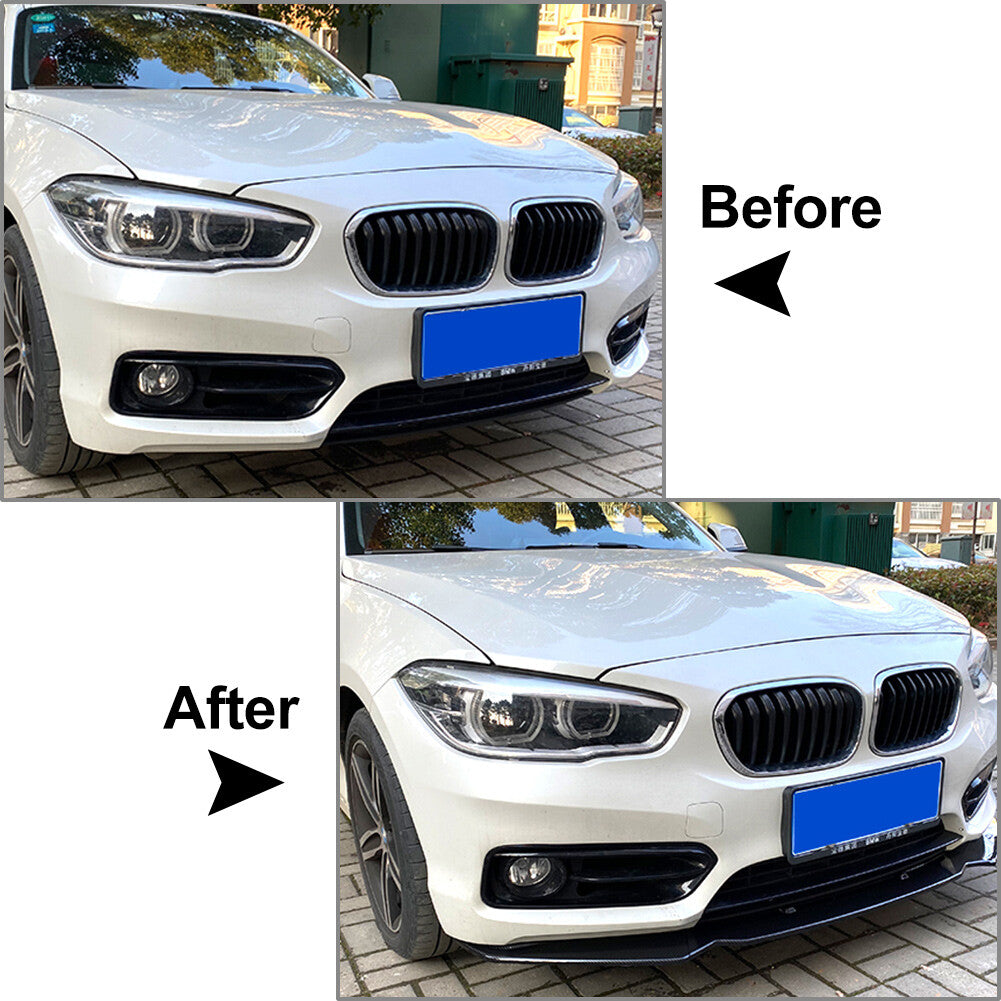 Car Front Bumper Lip Chin Spoiler Splitterfor BMW 1 Series F20 F21 116i 118i