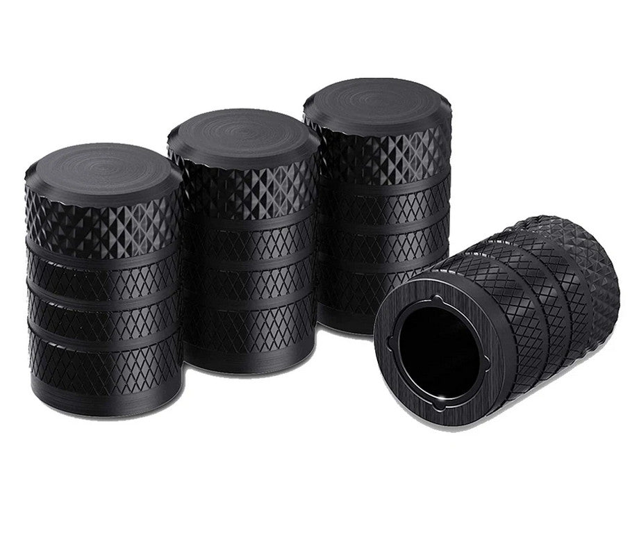 4-piece car tire valve cover rod air dust cover dustproof and rustproof silver stud suitable for VW