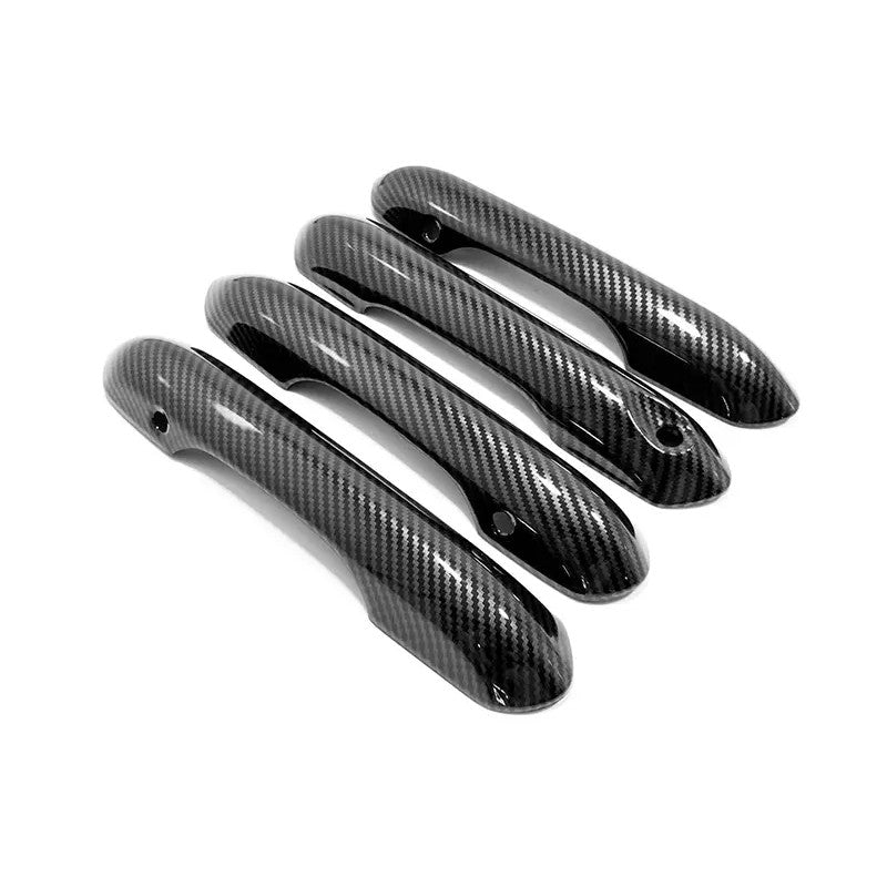 Carbon fiber car door handle cover trim suitable for Ford Explorer 2020 - 2025