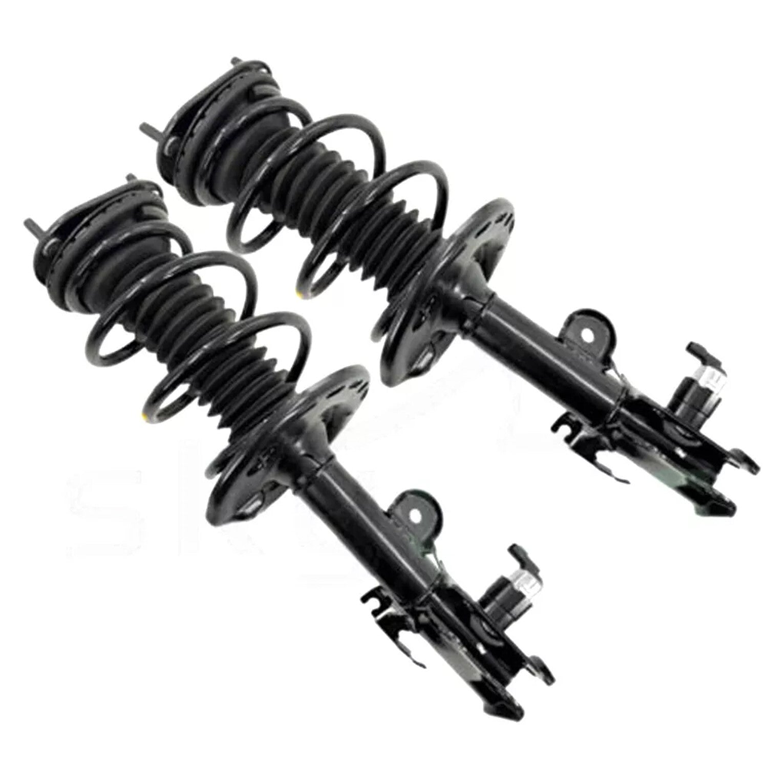 Two front ABC hydraulic shock absorber struts suitable for Mercedes W222 S550 560 600 S63 S65 AMG