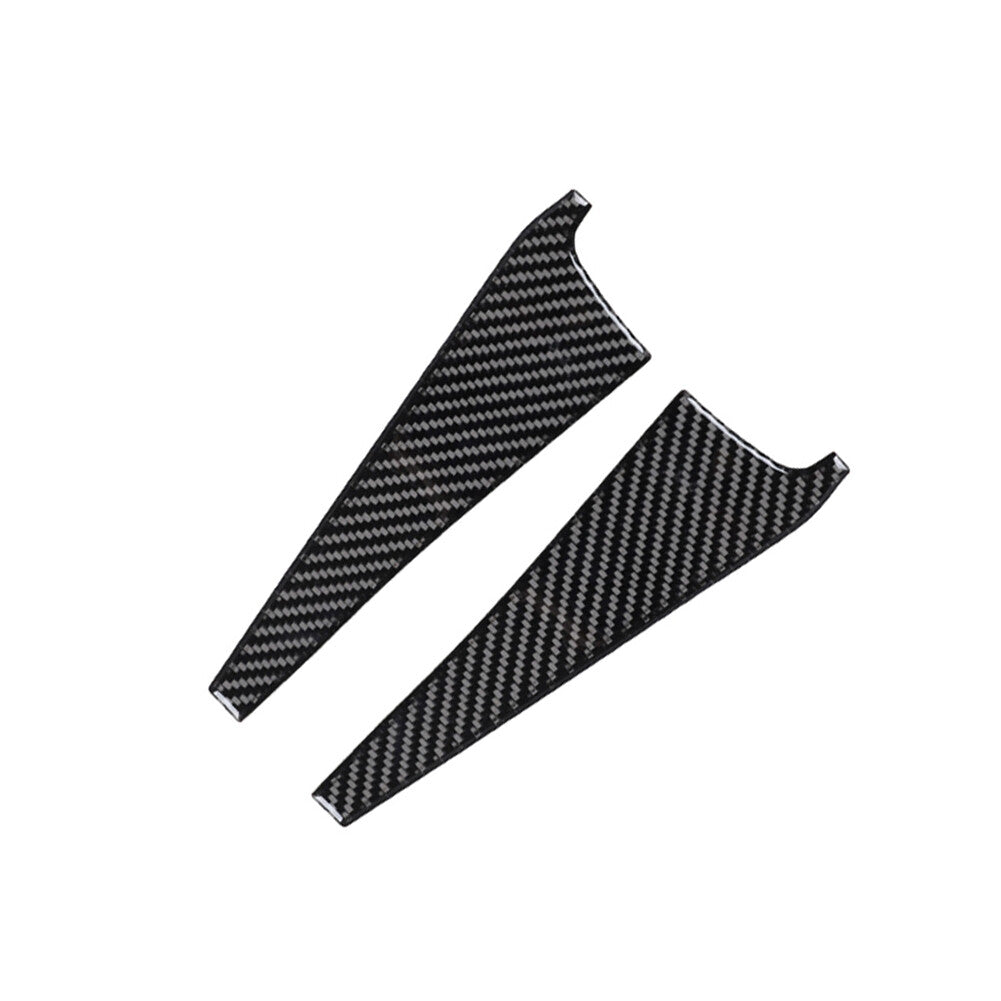 2x Carbon Fiber Interior Door Armrest Cover Trim for Toyota Supra A90 2019-2022