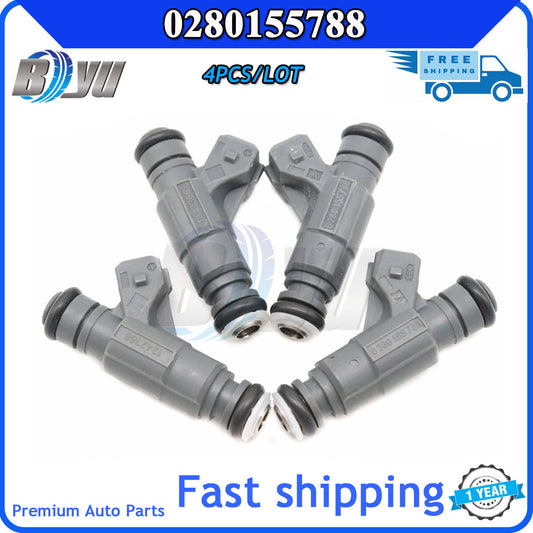 4-piece fuel injector kit 0280155788, suitable for BMW Motorcycles R 1100, 1150, 1200, 850...