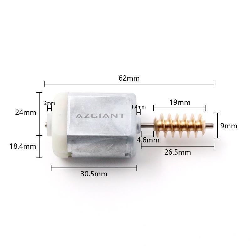 The rear door lock motor is compatible with 2004-11 for BMW 1 Series E81, E82, E87, 116i, 118i, 120i, and 130i models.