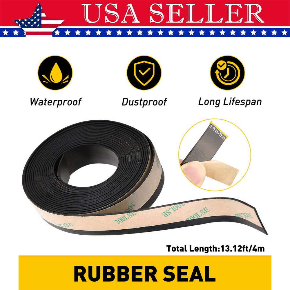 4-meter rubber weatherstripping strips suitable for automotive front and rear windshields and sunroofs.
