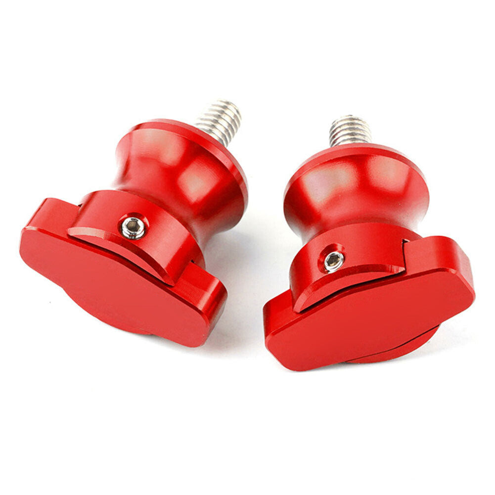 2¢ª CNC Schwingenschieber Spulen St?nderschrauben M8 f¨¹r for Honda CBR600RR 03-17 Rot