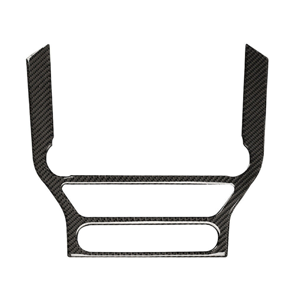 for Ford for Mustang 2015- 2019 Carbon Fiber Multi-media Console Decor Interior Trim