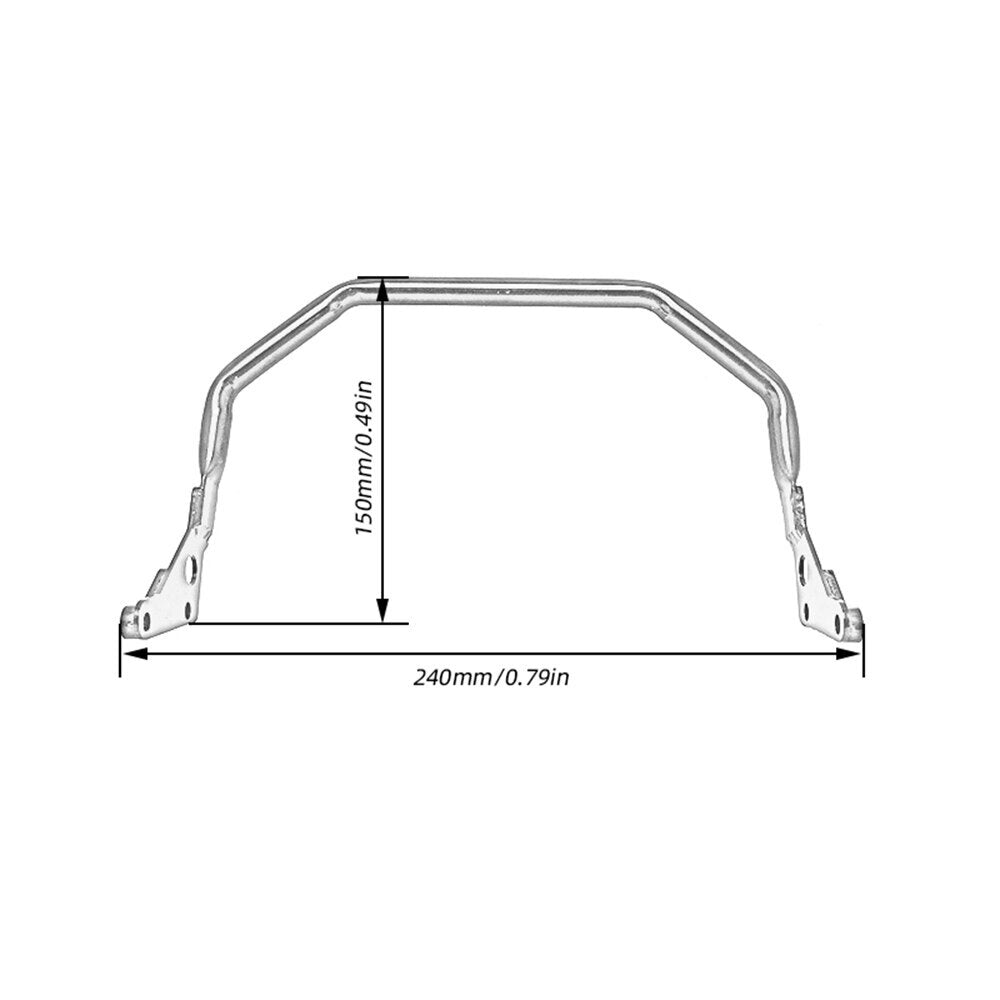 for BMW R1250GS ADV LC R1200GS Crossbar Bracket Extender Mount Phone GPS Holder