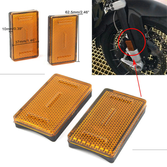 for BMW K1200RS K1200GT R1200RT R1200GS R1200R 2x Front Fork Leg Reflector Cover