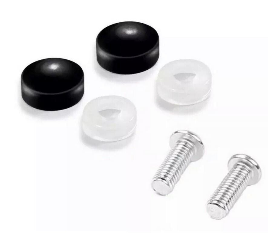Car license plate frame cover cap, trunk black plastic, suitable for Mazda