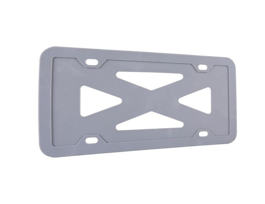 Car license plate frame cover cap, trunk gray silicone, suitable for Nissan