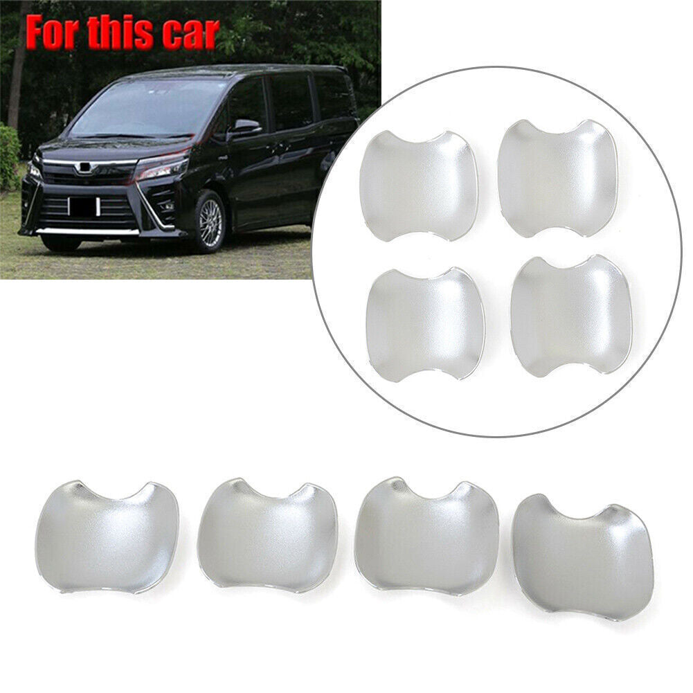 4X Exterior Side Door Bowl Cover Trim for Toyota Noah Voxy R80 2018-2020 Chrome