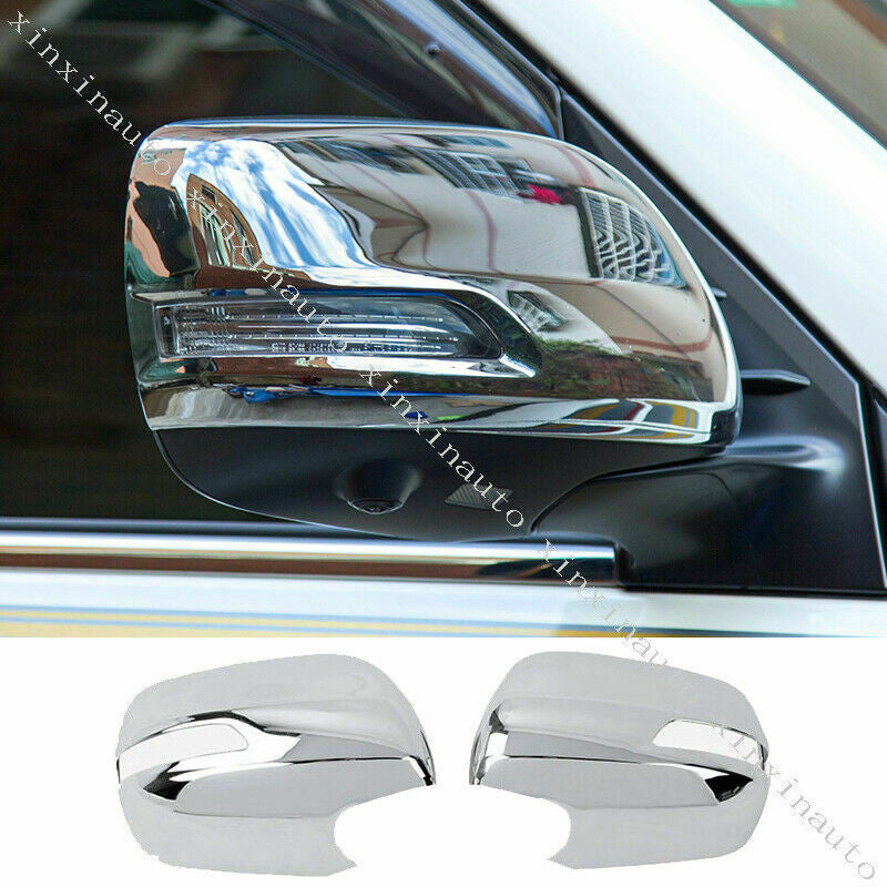 for Toyota for Land Cruiser LC200 2016-2021 Side Door Rearview Mirror Cover Trim Cap