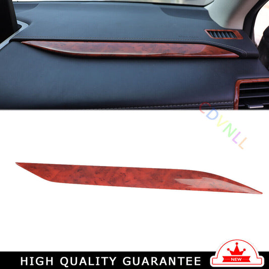 Dashboard for Co -Pilot Strip Cover Trim Inner Fit for Lexus NX 2015-2020 Brown Wood