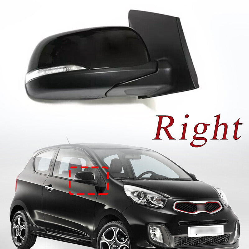 Right for Kia Picanto 2012-2016 Car Rearview mirror Assembly 8PIN