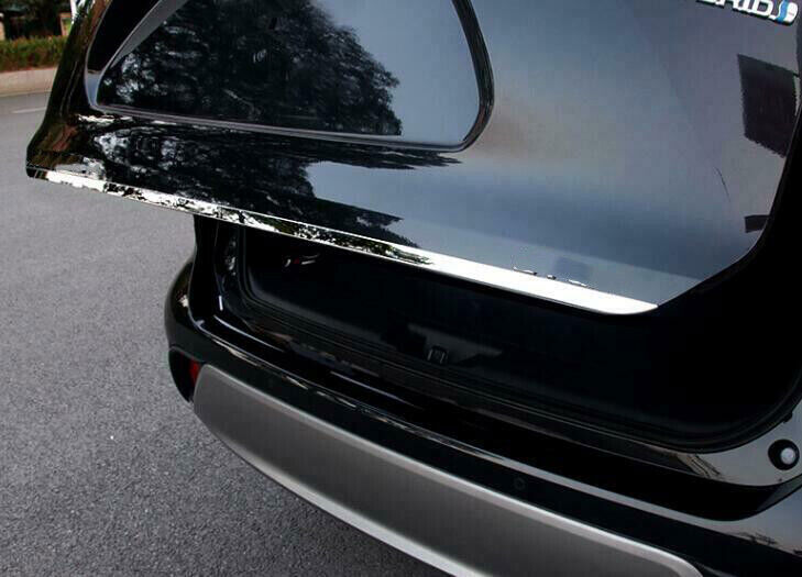 1P Chrome Rear Door Trunk Lid Cover Trim S.Steel for Toyota Highlander 2020-2024