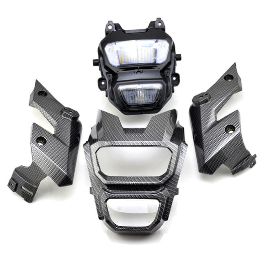LED Headlight Monkey Front Light Lamp And Cover for Honda Grom MSX125 2016-2018