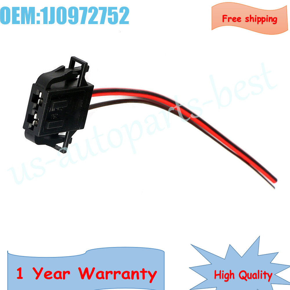 Blower Fan Motor Pigtail Plug for VW for Jetta for Golf GTI Beetle Mk4 for Audi TT 1J097275