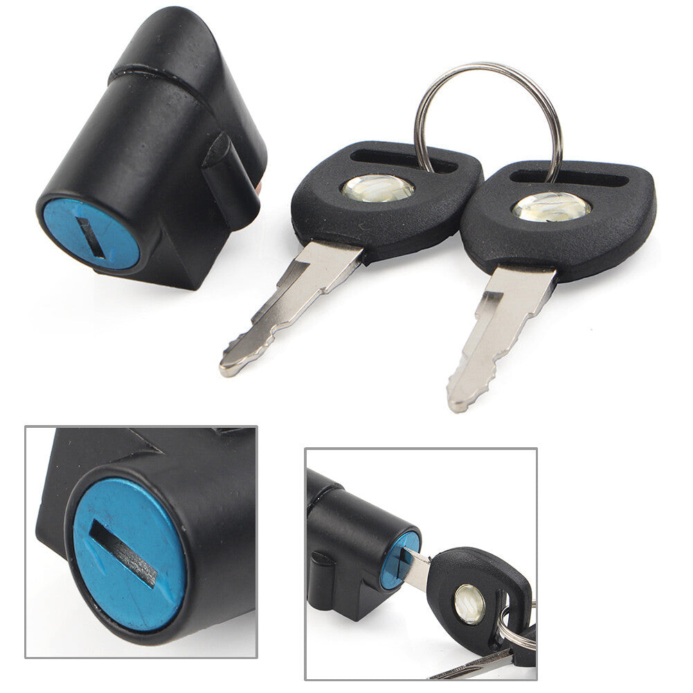 Fit for Suzuki GN125 Stainless Steel Motorcycle Steering Lock Keys 2 Position Switch