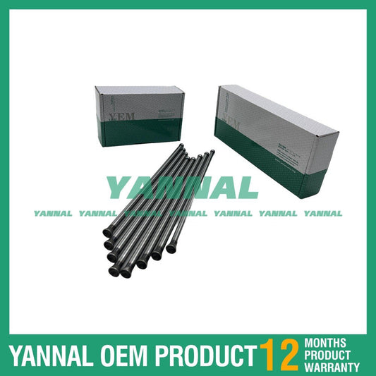 8 new S4Q Valve Push Rods for Mitsubishi Truck and Forklift Engines